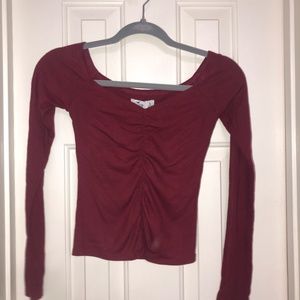 Hollister Small Burgundy Top
